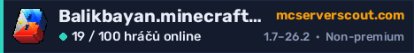 Banner serveru Balikbayan.minecraft.best