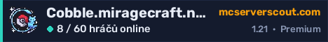 Banner serveru Cobble.miragecraft.net