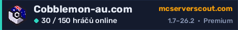 Banner serveru Cobblemon-au.com