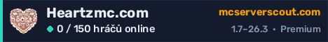 Banner serveru Heartzmc.com