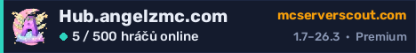 Banner serveru Hub.angelzmc.com