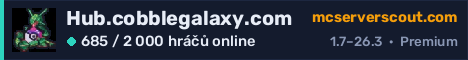 Banner serveru Hub.cobblegalaxy.com