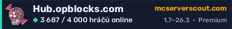 Banner serveru Hub.opblocks.com