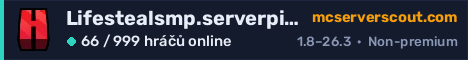 Banner serveru Lifestealsmp.serverpit.com
