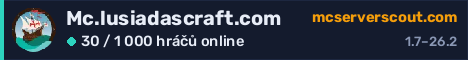 Banner serveru Mc.lusiadascraft.com