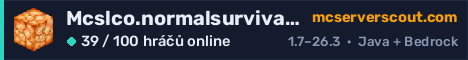 Banner serveru Mcslco.normalsurvival.com