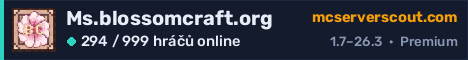 Banner serveru Ms.blossomcraft.org