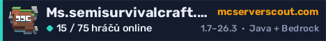 Banner serveru Ms.semisurvivalcraft.com