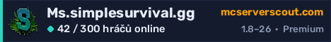 Banner serveru Ms.simplesurvival.gg