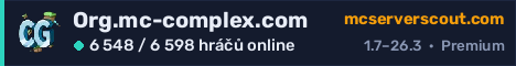 Banner serveru Org.mc-complex.com