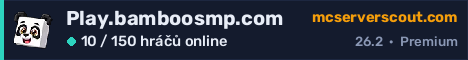 Banner serveru Play.bamboosmp.com