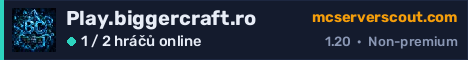 Banner serveru Play.biggercraft.ro