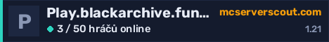 Banner serveru Play.blackarchive.fun:22371