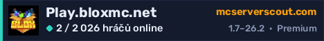 Banner serveru Play.bloxmc.net