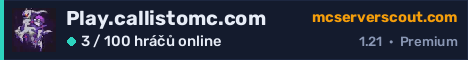 Banner serveru Play.callistomc.com