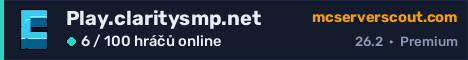 Banner serveru Play.claritysmp.net