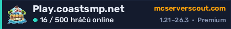 Banner serveru Play.coastsmp.net