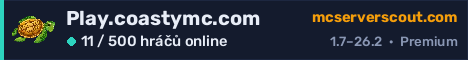 Banner serveru Play.coastymc.com
