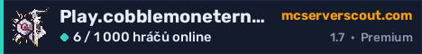 Banner serveru Play.cobblemoneternals.com