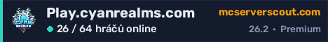 Banner serveru Play.cyanrealms.com