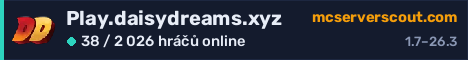 Banner serveru Play.daisydreams.xyz