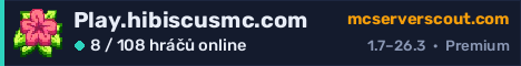 Banner serveru Play.hibiscusmc.com