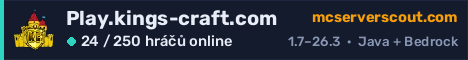 Banner serveru Play.kings-craft.com