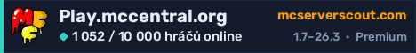 Banner serveru Play.mccentral.org
