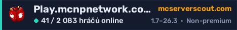 Banner serveru Play.mcnpnetwork.com