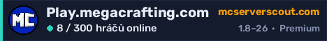 Banner serveru Play.megacrafting.com