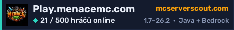 Banner serveru Play.menacemc.com