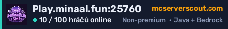 Banner serveru Play.minaal.fun:25760