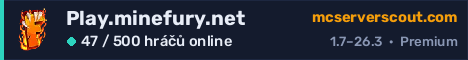 Banner serveru Play.minefury.net