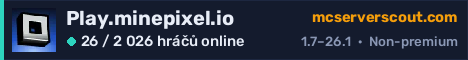 Banner serveru Play.minepixel.io