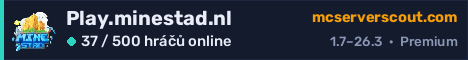 Banner serveru Play.minestad.nl