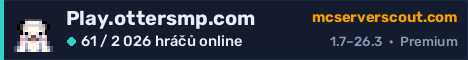 Banner serveru Play.ottersmp.com