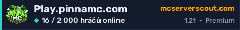 Banner serveru Play.pinnamc.com
