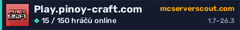 Banner serveru Play.pinoy-craft.com
