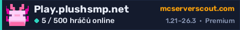 Banner serveru Play.plushsmp.net
