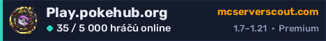 Banner serveru Play.pokehub.org