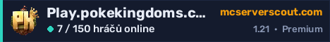 Banner serveru Play.pokekingdoms.com