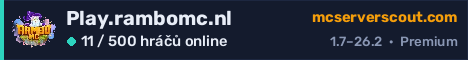 Banner serveru Play.rambomc.nl
