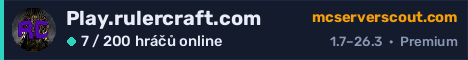 Banner serveru Play.rulercraft.com