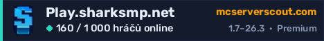 Banner serveru Play.sharksmp.net