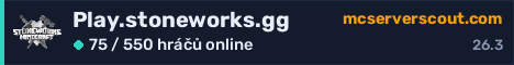 Banner serveru Play.stoneworks.gg