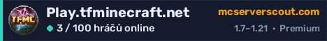 Banner serveru Play.tfminecraft.net
