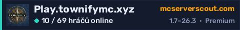 Banner serveru Play.townifymc.xyz