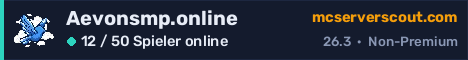 Banner des Servers Aevonsmp.online