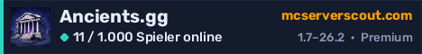 Banner des Servers Ancients.gg