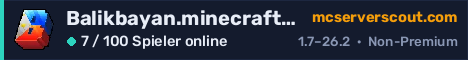 Banner des Servers Balikbayan.minecraft.best
